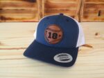 Personalized Player Name And Number Baseball Leather Patch Hat  | Personalized Baseball Hat | Optional Position Abbreviation - Image 3