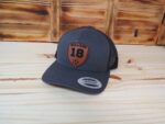 Personalized Player Name And Number Soccer Leather Patch Hat  | Personalized Soccer Hat | Soccer Gift - Image 4