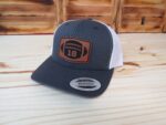 Football Personalized Player Number Leather Patch Hat  | Personalized Football Hat | Trucker Style Snapback Closure - Image 5