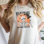 Nightmare Before Coffee Sweatshirt, Nightmare Before Coffee Shirt, Halloween Sweatshirt, Funny Halloween Shirts, Funny Coffee Shirts - Image 2