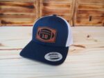 Football Personalized Player Number Leather Patch Hat  | Personalized Football Hat | Trucker Style Snapback Closure - Image 4