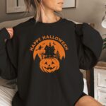 Happy Halloween Sweatshirt, Halloween Pumpkins Shirt, Halloween Shirts, Halloween Sweatshirt, Cute Halloween Shirt - Image 2