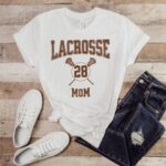 Personalized Lacrosse Mom Sweatshirt, Personalized Player Number Lacrosse Mom T-Shirt, Lacrosse Mom Shirts, Lacrosse Shirts For Women - Image 4