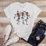 Dancing Skeletons Sweatshirt, Dancing Skeletons Shirt, Halloween Shirts, Halloween Sweatshirt, Funny Halloween Shirt - Image 4