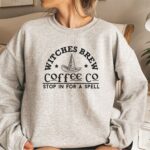 Witches Brew Coffee Co Sweatshirt, Halloween Shirts, Halloween Sweatshirt, Funny Halloween Shirt - Image 2
