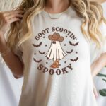 Boot Scootin' Spooky Halloween Sweatshirt, Boot Scootin' Spooky Halloween Shirt, Halloween Sweatshirt, Funny Halloween Shirts - Image 3
