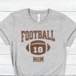 Personalized Football Mom Sweatshirt, Personalized Player Number Football Mom T-Shirt, Football Mom Shirts, Football Shirts For Women - Image 5