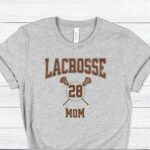 Personalized Lacrosse Mom Sweatshirt, Personalized Player Number Lacrosse Mom T-Shirt, Lacrosse Mom Shirts, Lacrosse Shirts For Women - Image 5