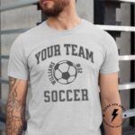 Personalized Soccer Shirt, Custom Soccer Player Name And Number Sweatshirt, Soccer Mom, Soccer Dad, Adult And Youth Sizes