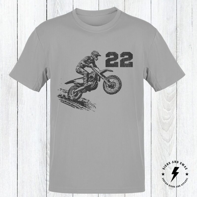 Personalized Motocross Shirt, Custom Dirt Bike Shirt With Rider Name And Number, Motocross Shirt, Adult And Youth Sizes - Image 3