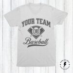 Personalized Baseball Shirt, Personalized Baseball Tee, Custom Team Name And Optional Player Number Shirt, Adult And Youth Sizes - Image 6