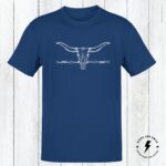 Cow Skull And Barbed Wire Tee Shirt, Ranch Shirt, Trendy Country Style, Southwest Style Shirt - Image 6