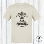 Personalized Football Player Shirt, Custom Football Player Name And Number Sweatshirt, Football Mom, Football Dad, Adult And Youth Sizes - Image 7