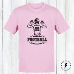 Personalized Football Player Shirt, Custom Football Player Name And Number Sweatshirt, Football Mom, Football Dad, Adult And Youth Sizes - Image 4