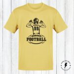 Personalized Football Player Shirt, Custom Football Player Name And Number Sweatshirt, Football Mom, Football Dad, Adult And Youth Sizes - Image 5