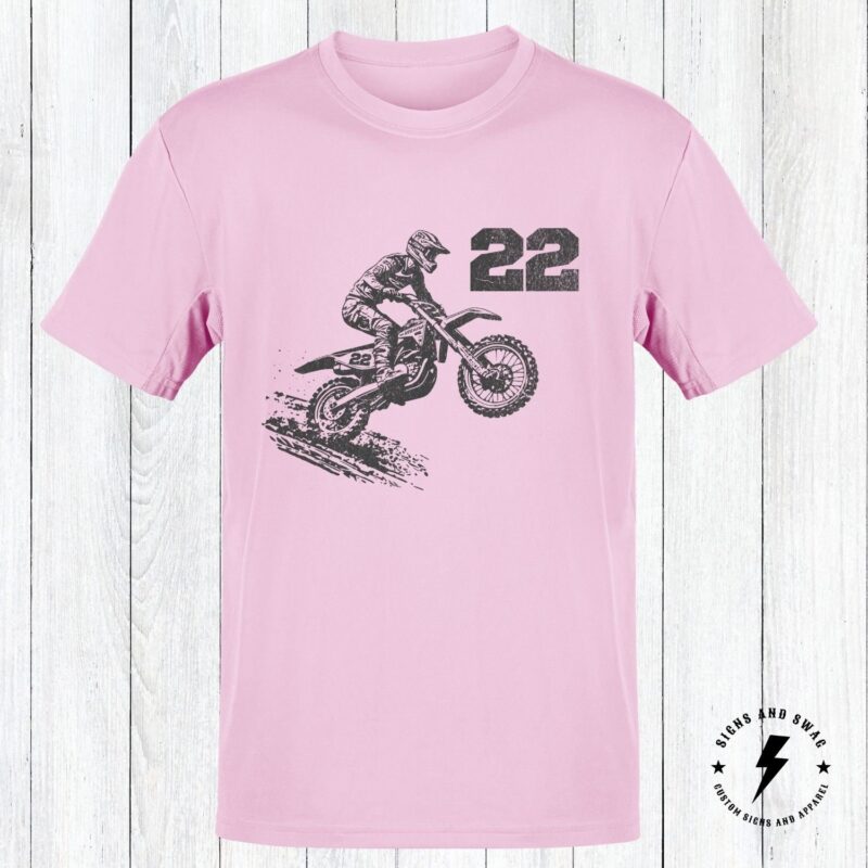 Personalized Motocross Shirt, Custom Dirt Bike Shirt With Rider Name And Number, Motocross Shirt, Adult And Youth Sizes - Image 4