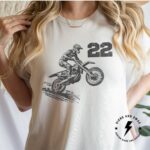 Personalized Motocross Shirt, Custom Dirt Bike Shirt With Rider Name And Number, Motocross Shirt, Adult And Youth Sizes - Image 2