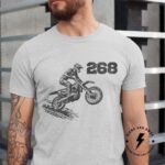 Personalized Motocross Shirt, Custom Dirt Bike Shirt With Rider Name And Number, Motocross Shirt, Adult And Youth Sizes