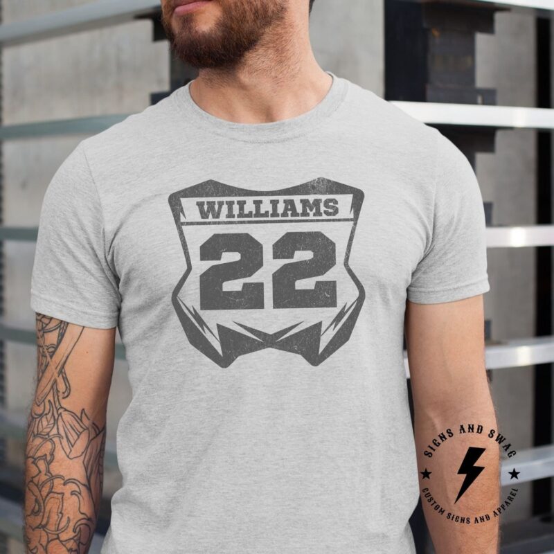 Personalized Motocross Shirt, Custom Dirt Bike Shirt With Rider Name And Number, Motocross Shirt, Adult And Youth Sizes - Image 2