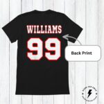 Personalized Football Shirt, Football Mom Shirt, Football Hoodie, Name And Number Sweatshirt, Game Day Football Shirt - Image 5