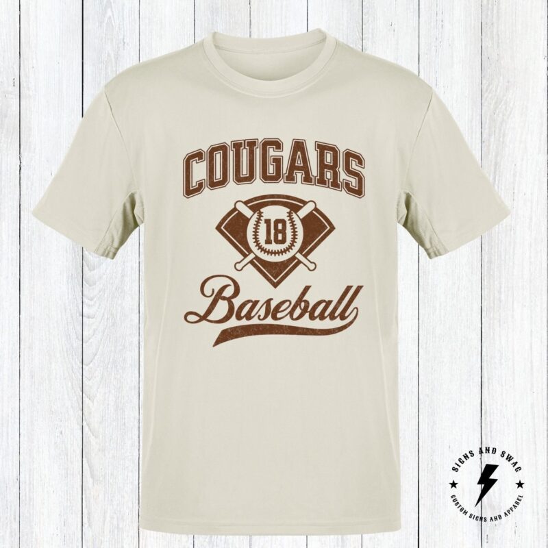 Personalized Baseball Shirt, Personalized Baseball Tee, Custom Team Name And Optional Player Number Shirt, Adult And Youth Sizes - Image 5