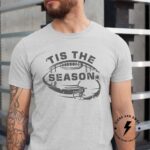 Tis The Season Football Shirt With Custom Print Colors, Gameday Football Shirt - Image 2