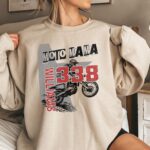 Moto Mama Shirt, Motocross Mom Sweatshirt With Rider Name And Number, Motocross Shirt, Raceday Shirt