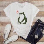 Grumpy Frog Sweatshirt, Vintage Style Japanese Art Sweatshirt, Matsumoto Hoji Frog, Funny Frog Shirt, Cute Frog Sweatshirt - Image 4