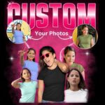 Custom bootleg shirt with your photos, Personalized Photo Vintage T-Shirt, 90s Style Concert Shirt, Custom Rap Tee - Image 2