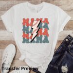 Baseball Mama Transfer, Baseball Mom, Ready To Press DTF Transfer, Heat Press Transfer, No Weeding T-Shirt Transfers - Image 5