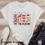 Tis The Season Baseball Transfer, Baseball Mom, Ready To Press DTF Transfer, Heat Press Transfer, No Weeding T-Shirt Transfers - Image 5