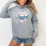 Baseball Mom Hoodie, Baseball Mom Sweatshirt, Gameday Sweatshirt, Baseball Mom Shirt