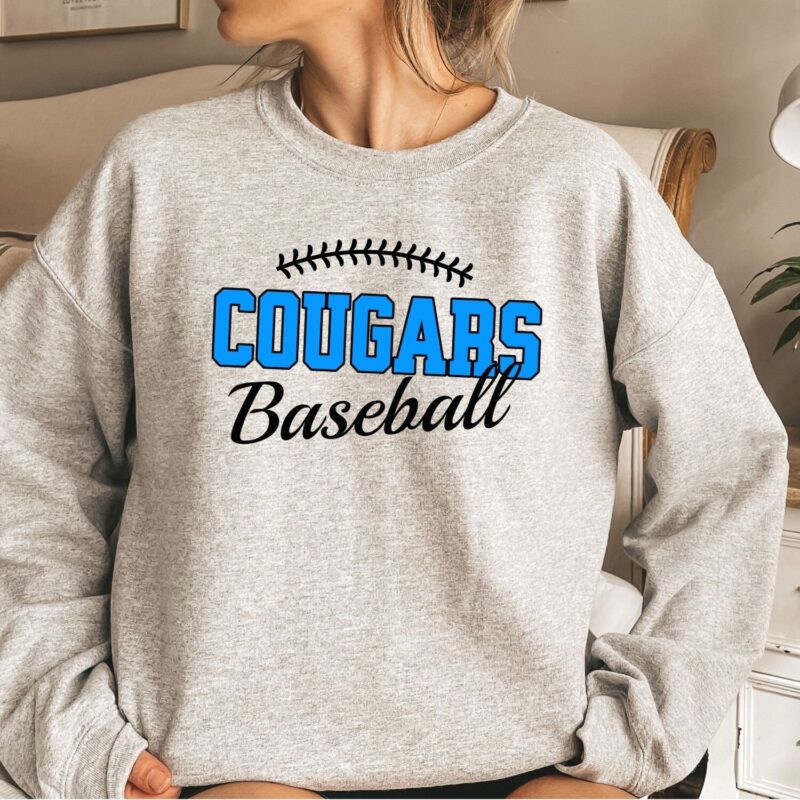 Personalized Baseball Hoodie, Baseball Team Sweatshirt, School Team Shirt, Gameday Sweatshirt, Baseball Dad Shirt, School Spirit - Image 7