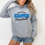 Personalized Baseball Hoodie, Baseball Team Sweatshirt, School Team Shirt, Gameday Sweatshirt, Baseball Dad Shirt, School Spirit - Image 2