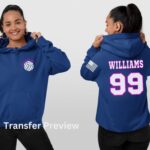 Volleyball Player Number DTF Transfer Set, Includes Front, Back, and Sleeve Transfers, Team Shirts, Sweatshirts, Hoodies