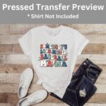 Baseball Mama Transfer, Baseball Mom, Ready To Press DTF Transfer, Heat Press Transfer, No Weeding T-Shirt Transfers - Image 6