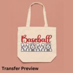 Baseball Mama Transfer, Baseball Mom, Ready To Press DTF Transfer, Heat Press Transfer, No Weeding T-Shirt Transfers - Image 4