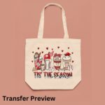 Tis The Season Baseball Transfer, Baseball Mom, Ready To Press DTF Transfer, Heat Press Transfer, No Weeding T-Shirt Transfers - Image 4