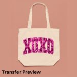 XOXO Faux Sequins Transfer, Ready To Press DTF Transfer, Valentines, Heat Press Transfer, No Weeding Easy To Apply, T-Shirt Transfers - Image 5
