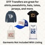 DTF Transfers Ready To Press, Order By Size, With Background Remover And Upscaler. - Image 2