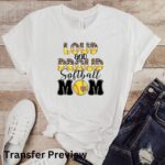Loud And Proud Softball Mom Transfer, Ready To Press DTF Transfer, Heat Press Transfer, No Weeding Easy To Apply, T-Shirt Transfers - Image 6