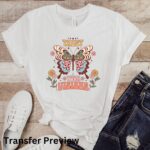 Trust Your Visions Boho Transfer, Ready For Press DTF Transfer,  Inspirational Boho Retro,  Heat Press Transfer - Image 4