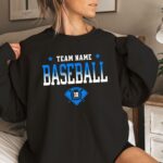 Personalized Baseball Sweatshirt, Custom Baseball Shirt, Baseball Team Shirt, Baseball Mom, Baseball Dad, Gameday Sweatshirt - Image 2
