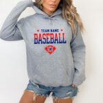 Personalized Baseball Sweatshirt, Custom Baseball Shirt, Baseball Team Shirt, Baseball Mom, Baseball Dad, Gameday Sweatshirt