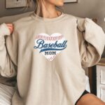 Baseball Mom Hoodie, Baseball Mom Sweatshirt, Gameday Sweatshirt, Baseball Mom Shirt - Image 4