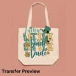 Lucky Little Dude Transfer, St Patty's Day, Ready To Press DTF Transfer, Heat Press Transfer, No Weeding Easy Apply - Image 6