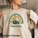 Let The Shenanigans Begin Transfer, St Patty's Day, Ready To Press DTF Transfer, Heat Press Transfer, No Weeding Easy Apply - Image 2
