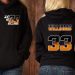 Personalized Racing Hoodie, Racing Name And Number Sweatshirt, Raceday Hoodie, Racing Gift, Adult Unisex Sizing, Gift For Him, Gift For Her - Image 2