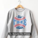 Tis The Season Baseball Transfer, Baseball Mom, Ready To Press DTF Transfer, Heat Press Transfer, No Weeding T-Shirt Transfers - Image 2