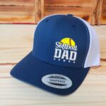 Softball Dad Hat, Retro Trucker Adjustable Mesh Snapback, Gift For Dad - Image 4